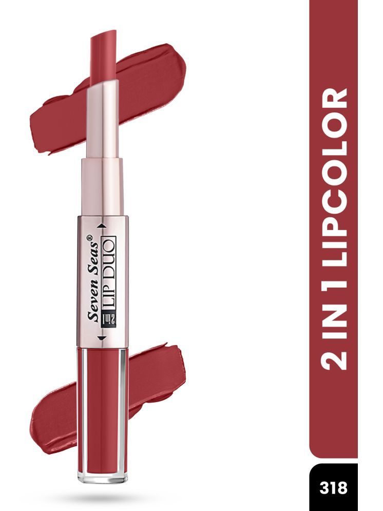     			Seven Seas 2in1 Full Coverage Comfortable Lipstick + Liquid Lipstick (Cardinal)