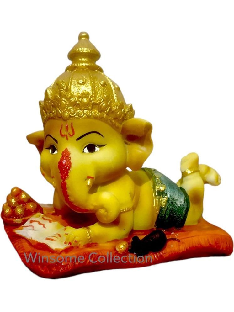     			WINSOME COLLECTION Polyresin Lord Ganesha Idol ( 13 cm )