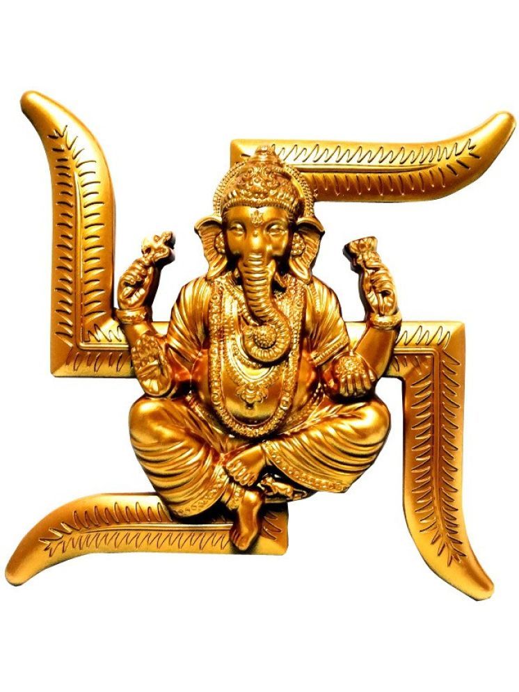     			WINSOME COLLECTION Polyresin Lord Ganesha Idol ( 19 cm )