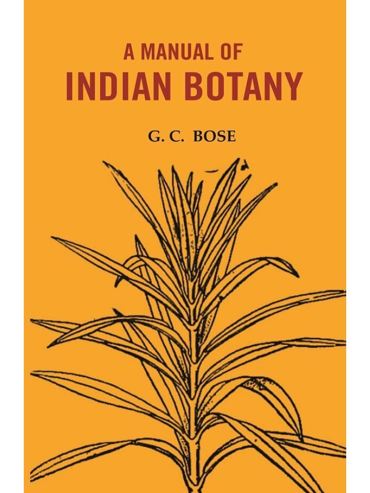     			A manual of Indian Botany [Hardcover]