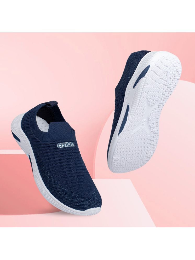     			ASIAN - Navy Women's Running Shoes