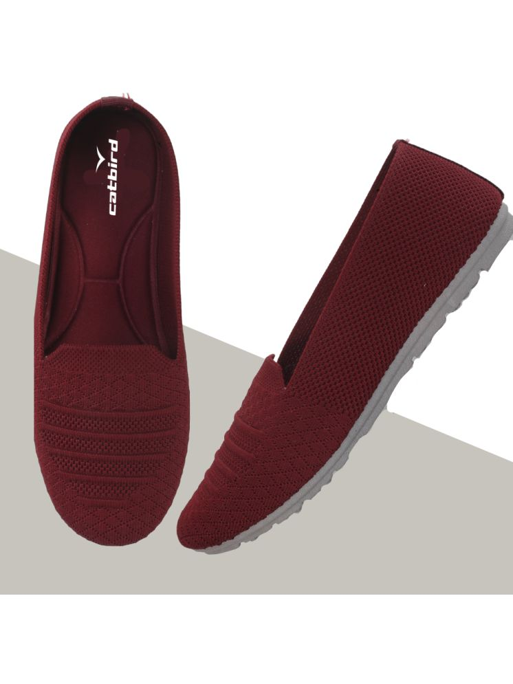     			Catbird Maroon Women's Loafers