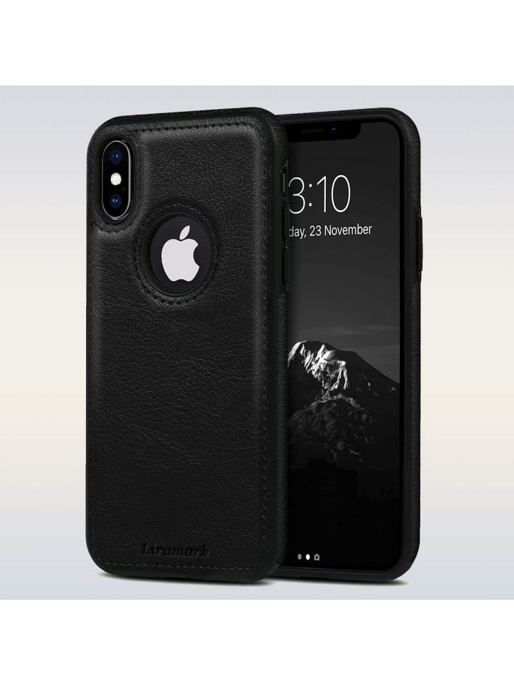     			Gemesha Plain Cases Compatible For Leather Apple Iphone xs max ( )