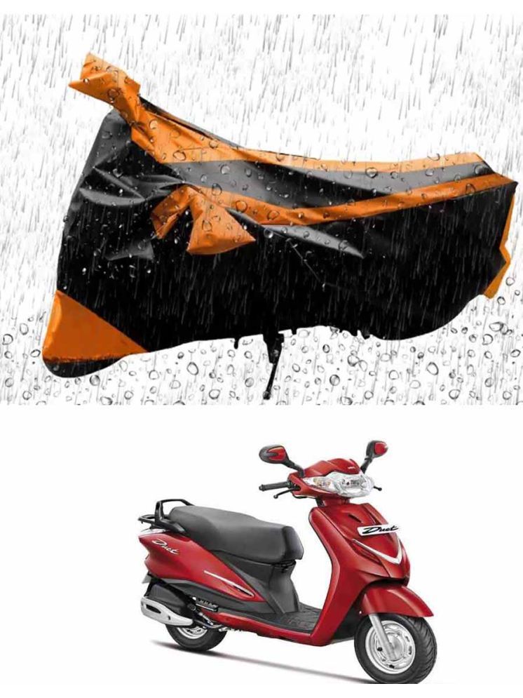     			JVG Bike Body Cover for Hero Duet ( Pack of 1 ) , Orange