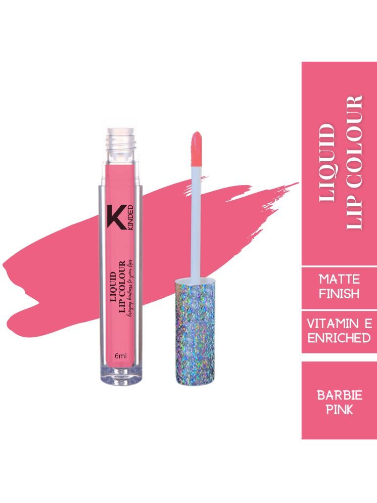     			KINDED Pink Matte Lipstick 6