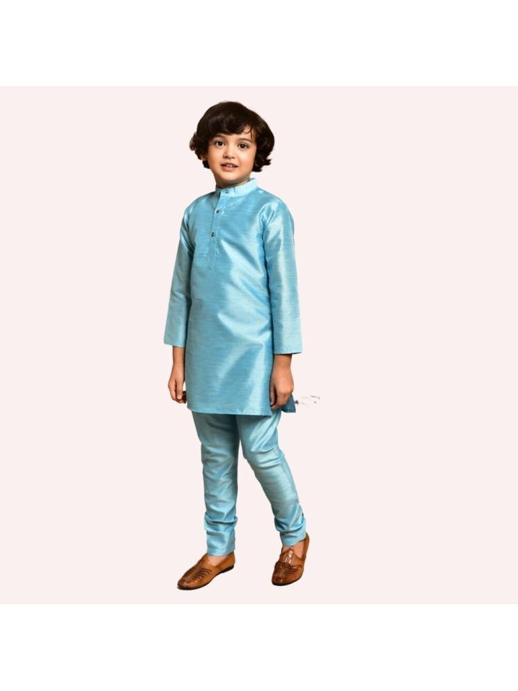     			roundfeet Sky Blue Silk Boys ( Pack of 1 )