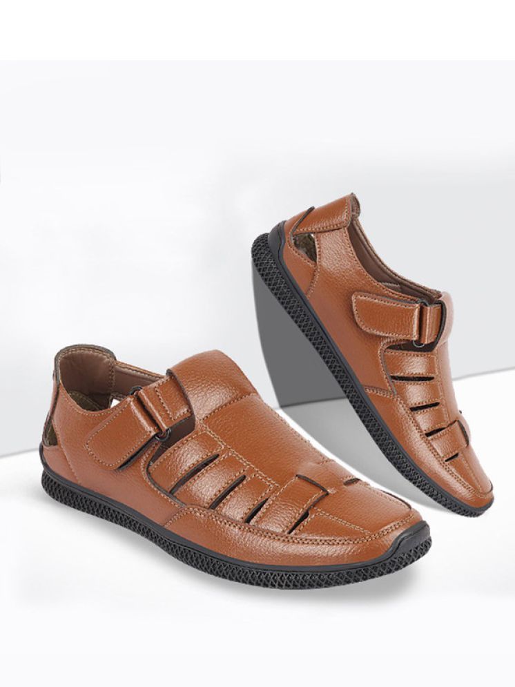     			Fausto - Tan Men's Sandals