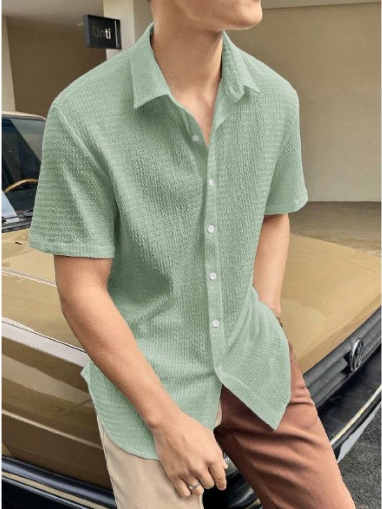     			Filose Polyester Regular Fit Solids Half Sleeves Men's Casual Shirt - Green ( Pack of 1 )