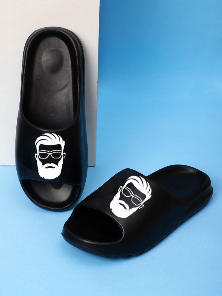     			KAPANI Black Men's Slide Flip flop