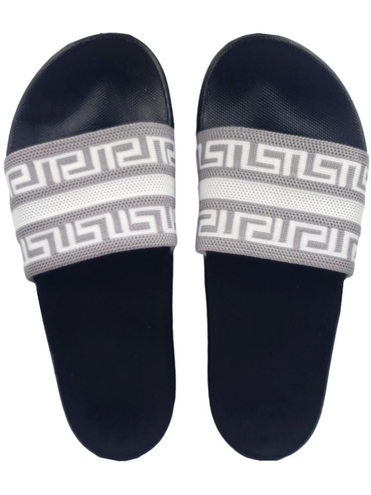     			KAPANI Grey Men's Slide Flip flop