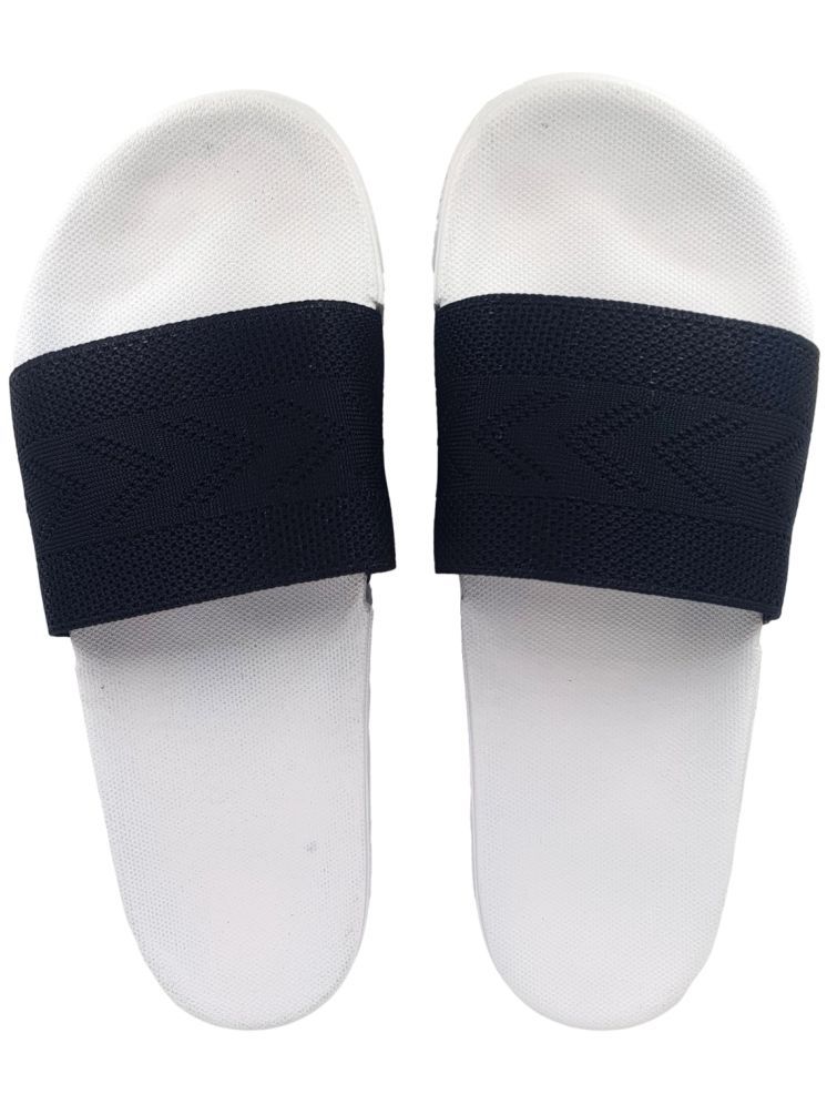     			KAPANI White Men's Slide Flip flop