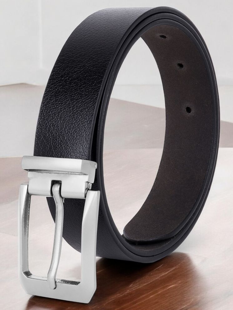     			SUNSHOPPING - Black 100% Leather Men's Formal Belt ( Pack of 1 )