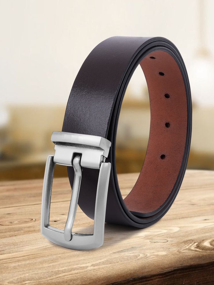     			SUNSHOPPING - Brown 100% Leather Men's Formal Belt ( Pack of 1 )