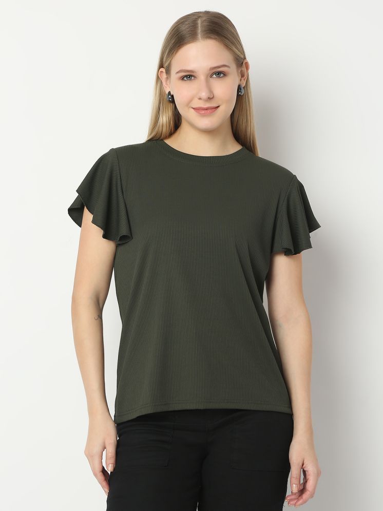     			Smarty Pants Olive Cotton Women's Regular Top ( Pack of 1 )