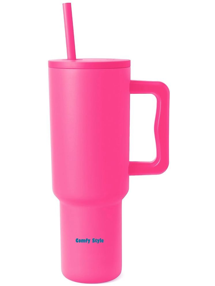     			ComfyStyle Dark Pink Steel Sipper Water Bottle 1200 mL ( Set of 1 )