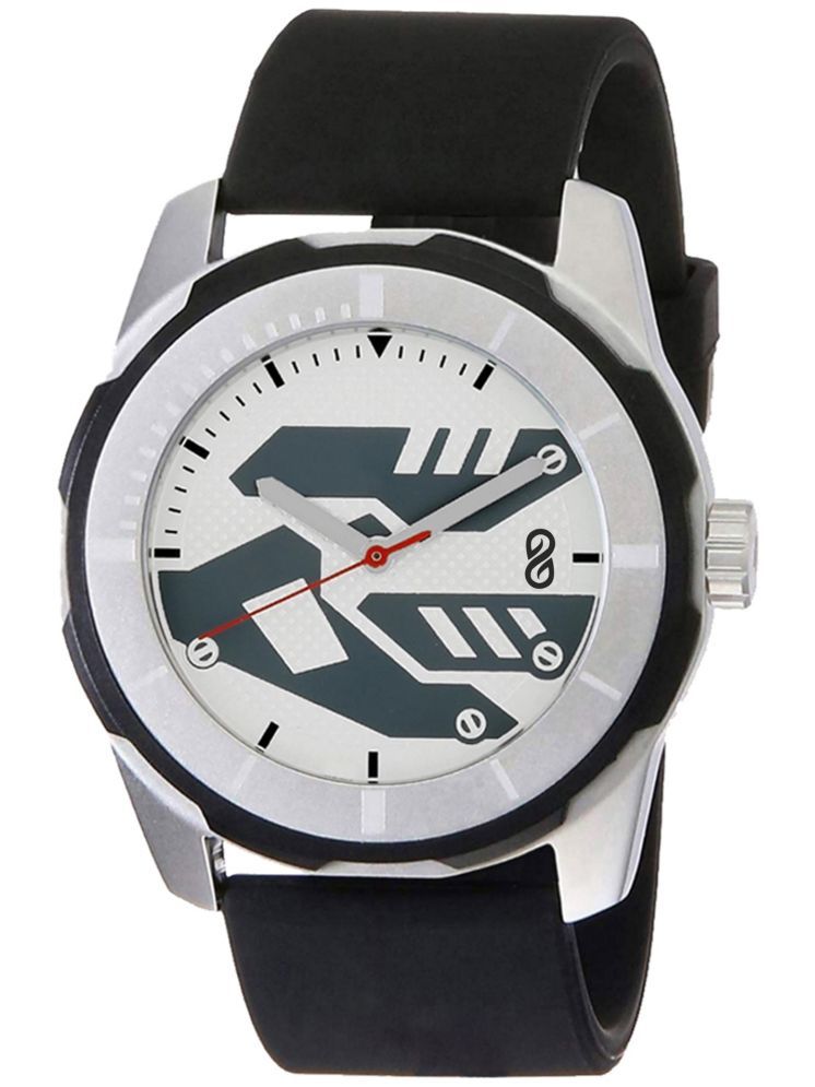     			DIGITRACK Black Silicon Analog Men's Watch