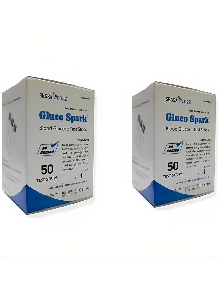     			Gluco Spark Spark50X2 100 Test Strips