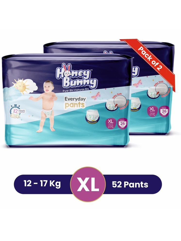     			Honey Bunny XL Diaper Pants ( Pack of 2 )