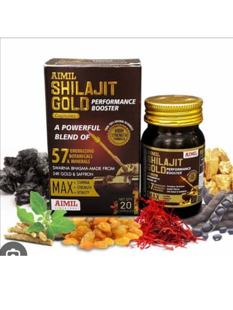     			AIMIL AYURVEDA AIMIL AYURVEDA SHILAJIT GOLD CAPSULE (PACK OF 2)