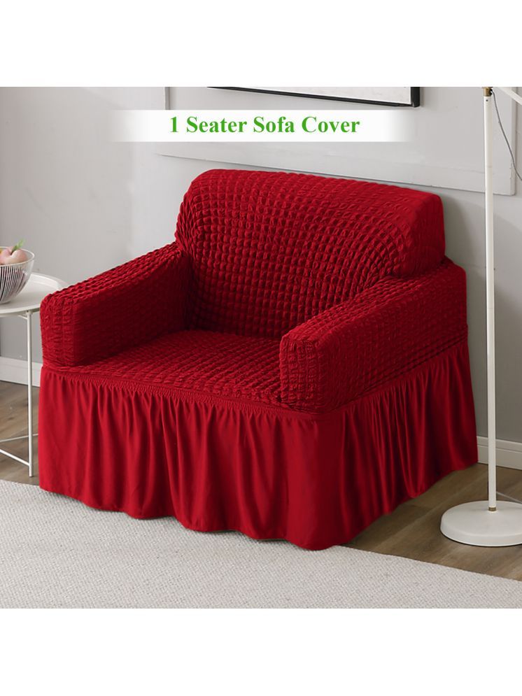     			HOKIPO 1 Seater Polyester Sofa Cover ( Pack of 1 )