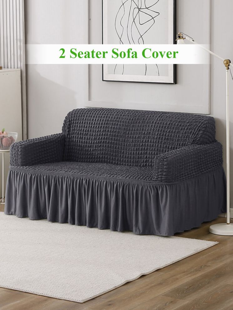     			HOKIPO 2 Seater Polyester Sofa Cover ( Pack of 1 )