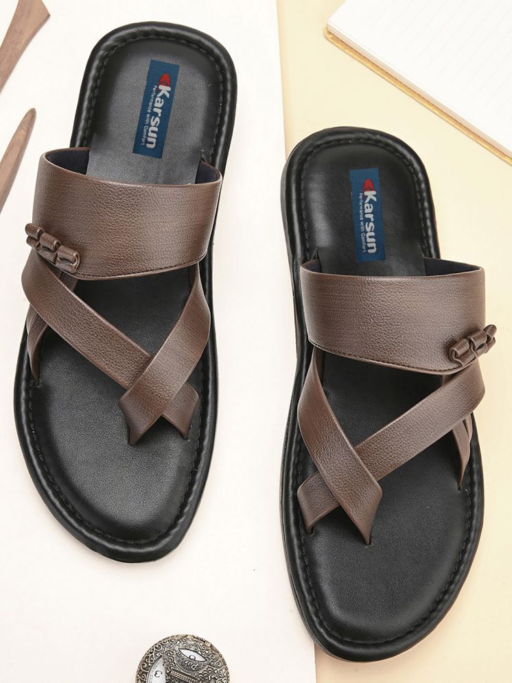     			Karsun - Brown Men's Sandals