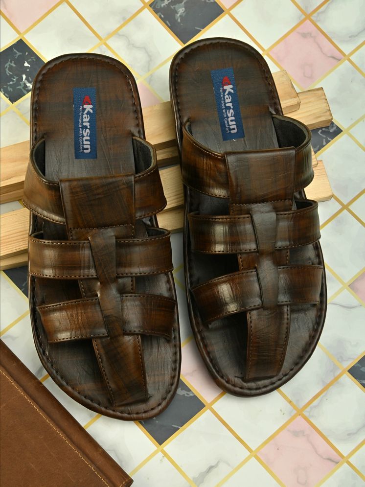     			Karsun - Brown Men's Sandals