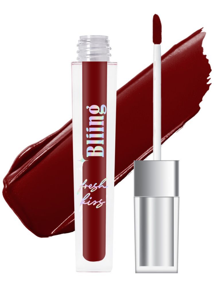     			Bliing Fresh Kiss Liquid Matte Lipstick - Long-Lasting, & Waterproof for All-Day Wear - CRANBERRY