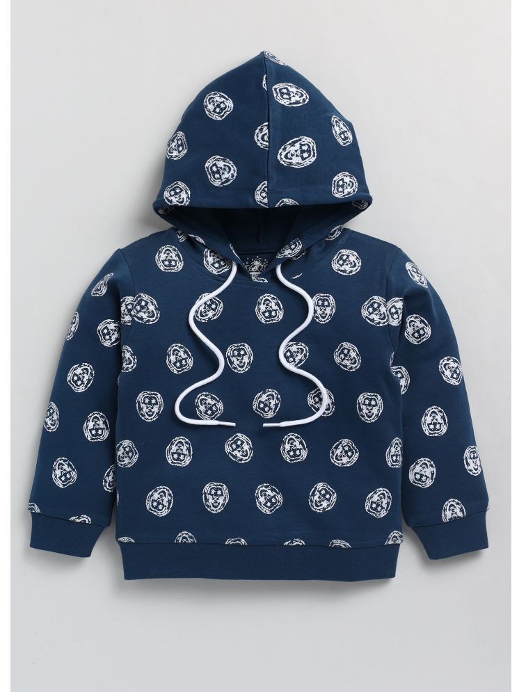     			CUTOPIES Pack of 1 Boys Cotton Sweatshirt ( Navy )