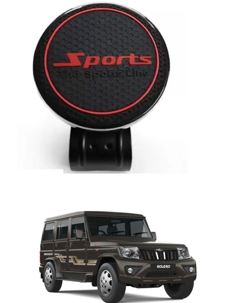     			Car New Steering Knob (Sports, Black) For Mahindra Bolero