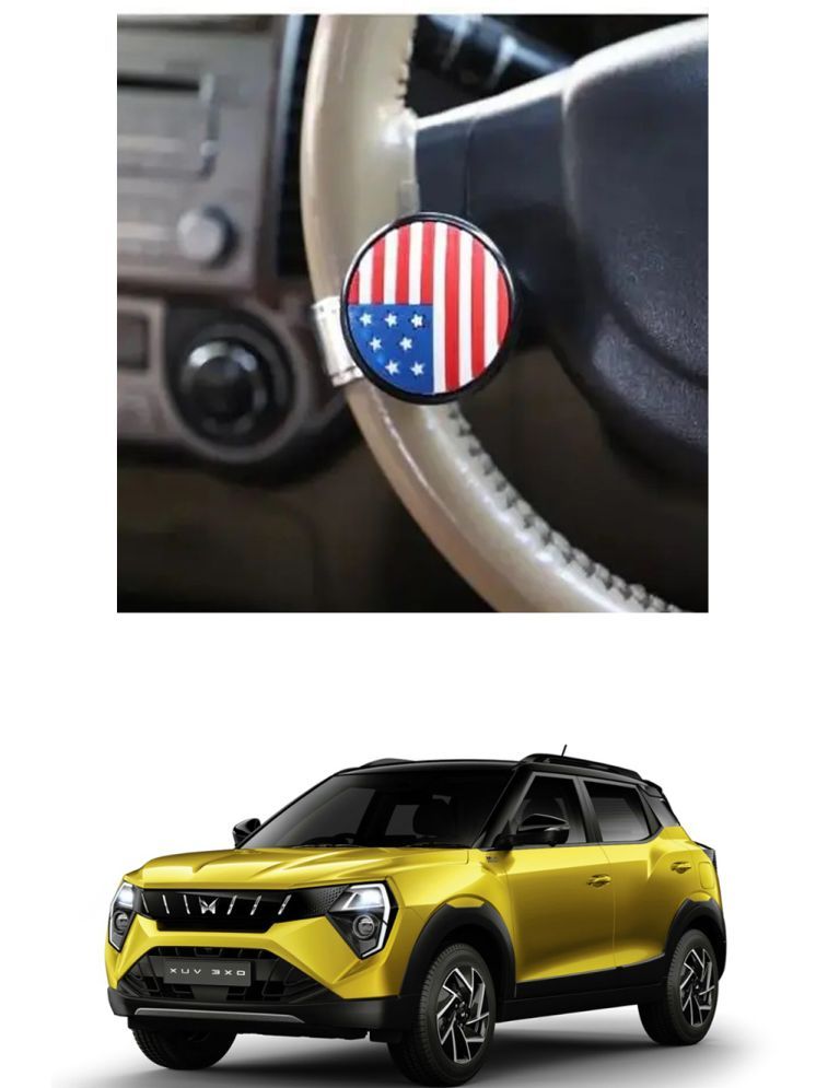     			Car USA Flag Knob (Pack Of 1) For Mahindra 3XO