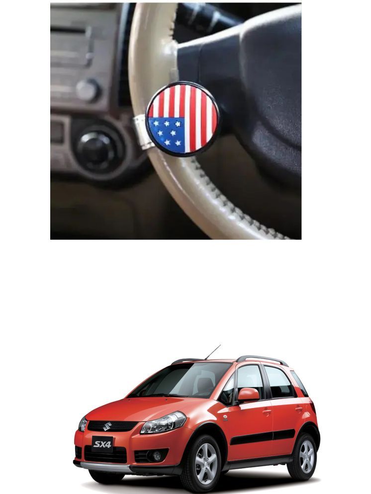     			Car USA Flag Knob (Pack Of 1) For Maruti Suzuki SX4