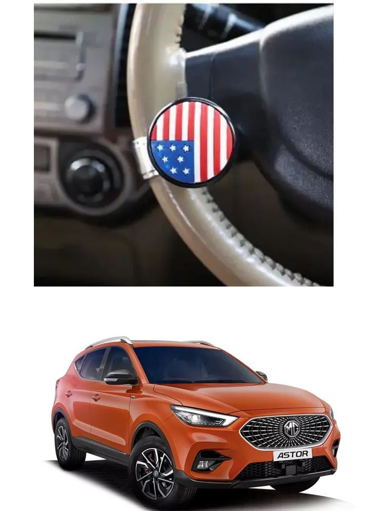     			Car USA Flag Knob (Pack Of 1) For MG Astor