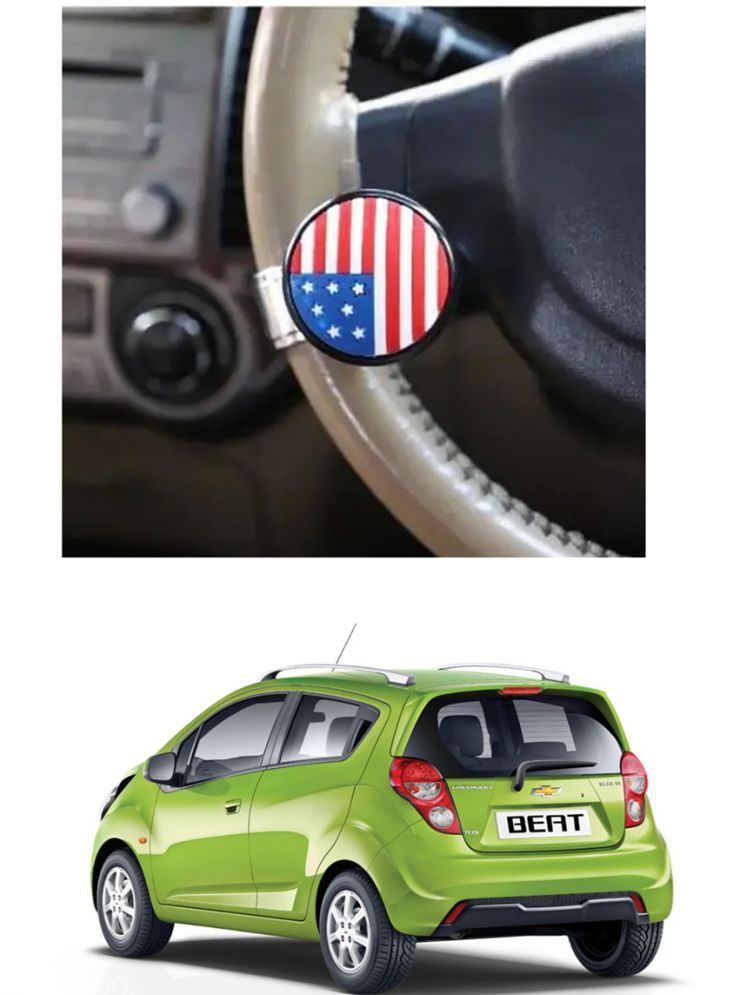     			Car USA Flag Knob (Pack Of 1) For Chevrolet Beat