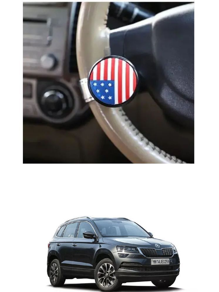     			Car USA Flag Knob (Pack Of 1) For Skoda Karoq