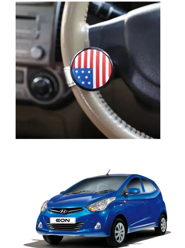     			Car USA Flag Knob (Pack Of 1) For Hyundai Eon