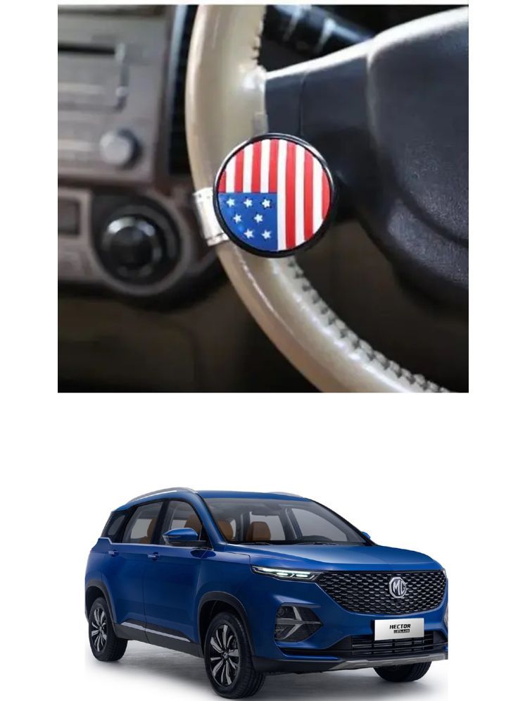     			Car USA Flag Knob (Pack Of 1) For MG Hector Plus