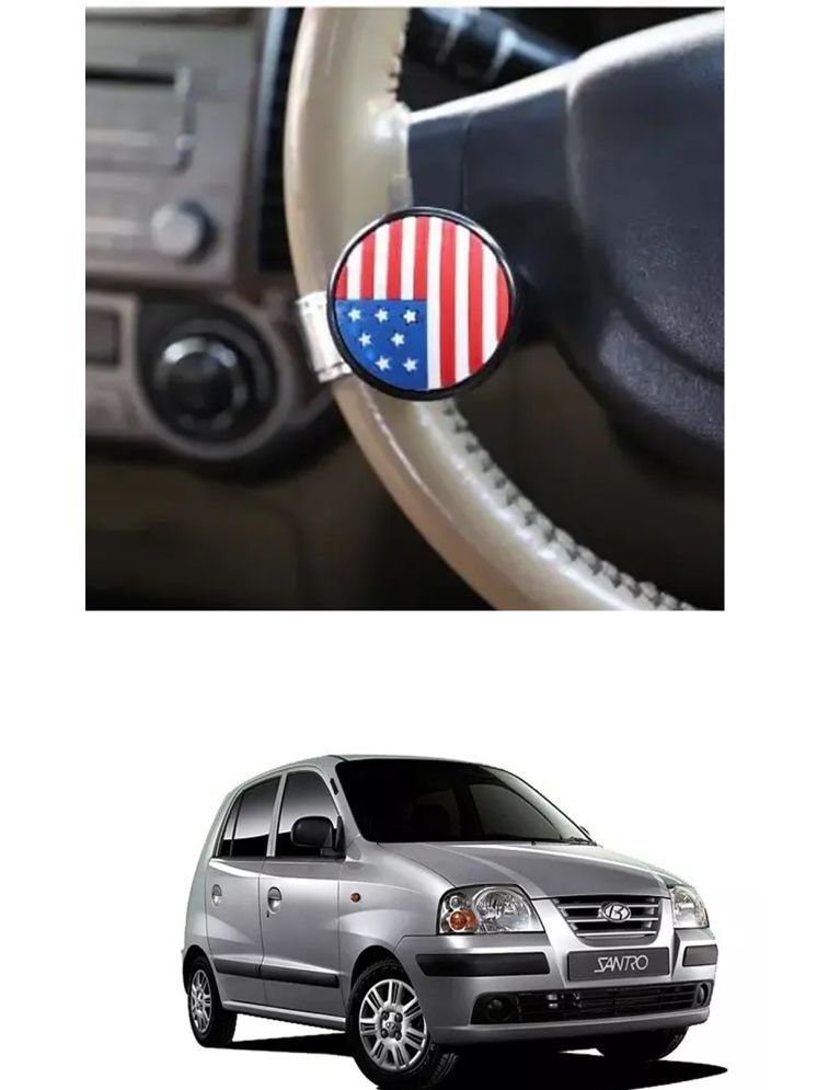     			Car USA Flag Knob (Pack Of 1) For Hyundai Santro Xing