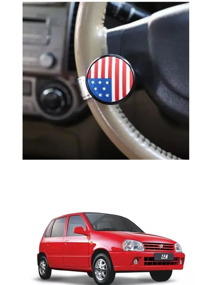     			Car USA Flag Knob (Pack Of 1) For Maruti Suzuki Zen