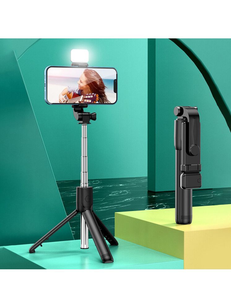     			Cubes Bluetooth Selfie Stick ( Black )