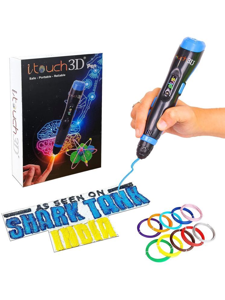     			Itouch plus 3D Penl with 10 in1 Filaments for art & Craft, education and designning