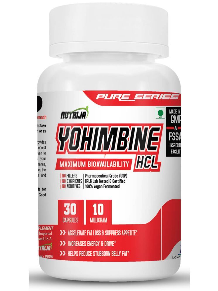     			NUTRIJA Yohimbine HCL 10mg - 30 no.s Capsule