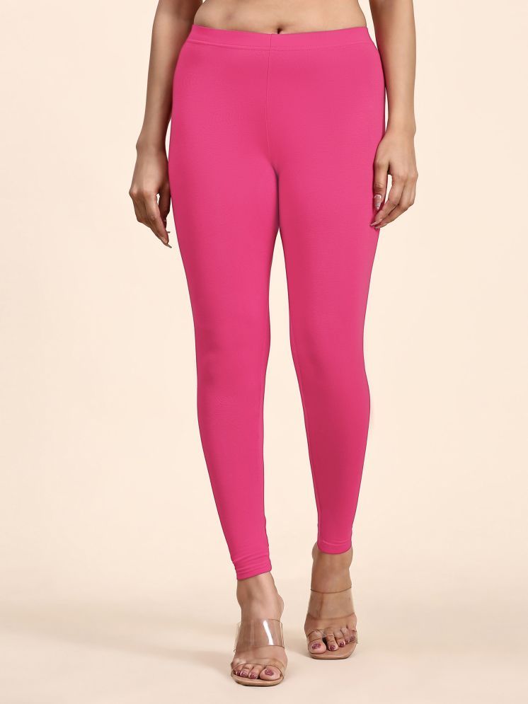     			Outflits - Magenta Cotton Women's Leggings ( Pack of 1 )