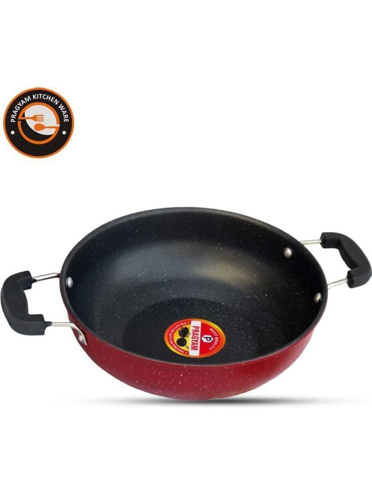     			PRAGYAM KITCHENWARE Cast Iron Deep Kadhai 3 mm ( 3.5 ) L