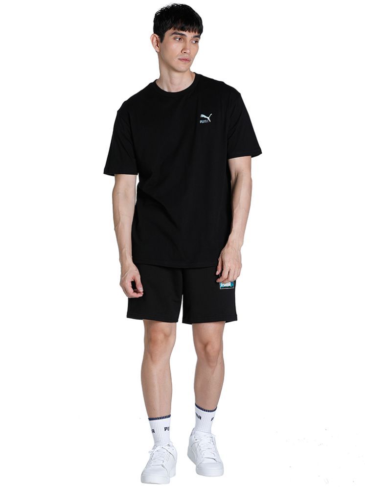     			Puma Black Cotton Regular Fit Men's Sports Polo T-Shirt ( Pack of 1 )