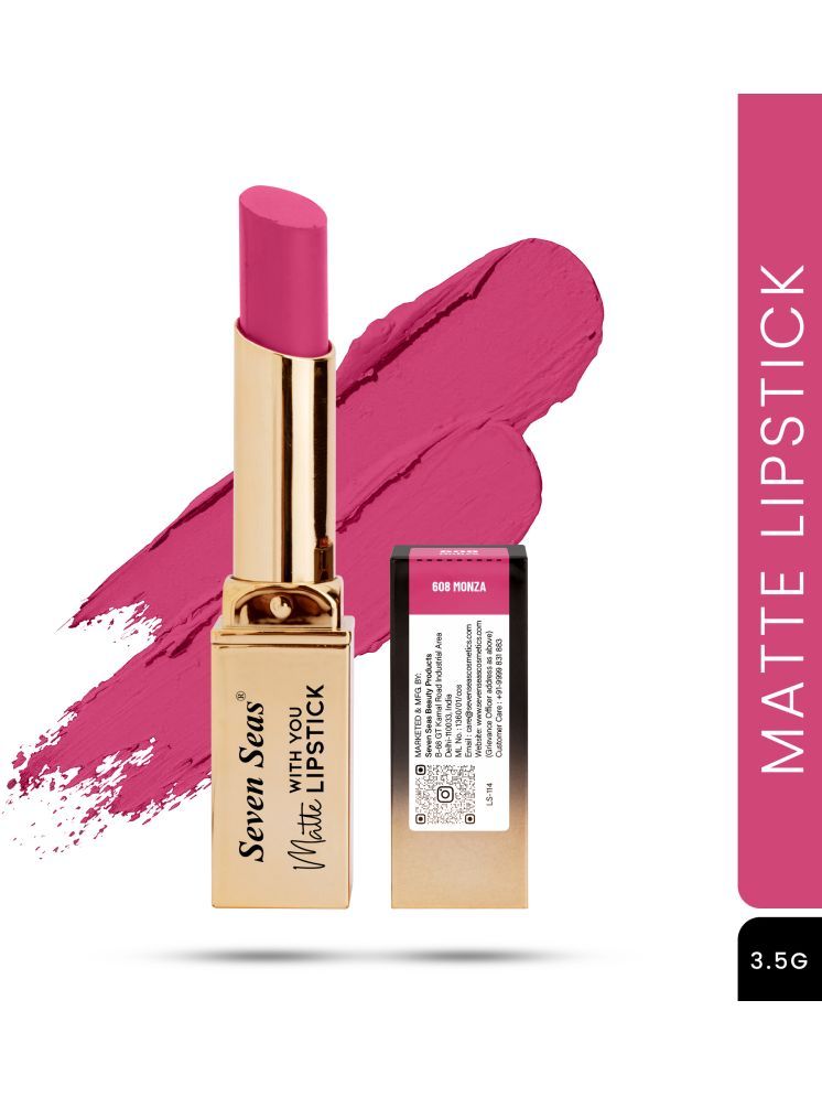     			Seven Seas Long Lasting , Matte Finish , Longwear , Matte With You Lipstick (Monza 3.5g)