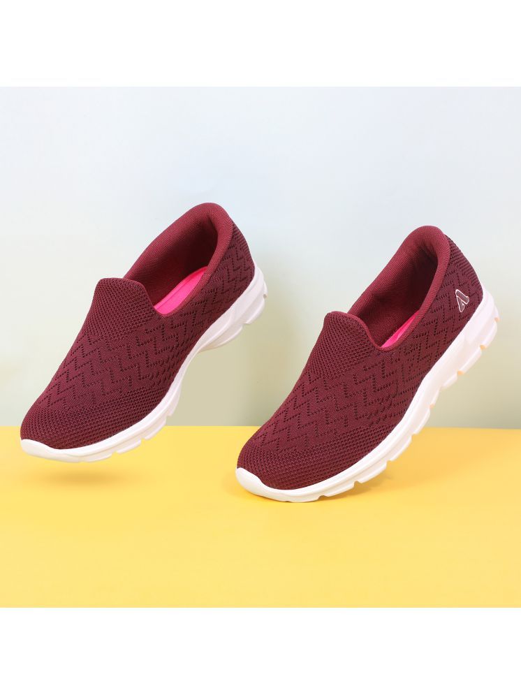     			Aqualite Maroon Women's Slip On