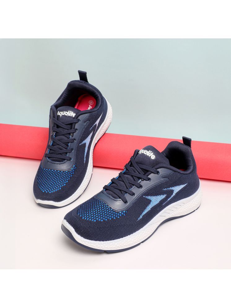     			Aqualite Navy Blue Women's Sneakers