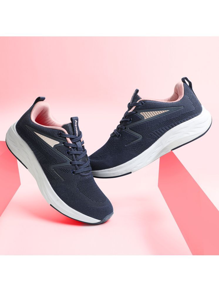     			Aqualite Navy Blue Women's Sneakers