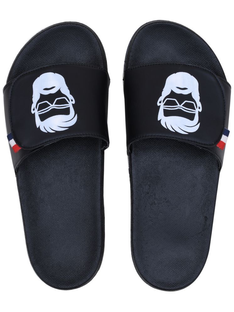     			CLOSHO Black Men's Slide Flip Flop